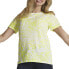 Puma Power Graphic Crew Neck Short Sleeve T-Shirt Womens Yellow Casual Tops 6787