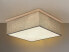 Фото #6 товара LED Deckenleuchte Holz Stoffschirm 40cm