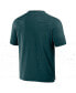 ფოტო #3 პროდუქტის Men's NFL x Darius Rucker Collection by Midnight Green Philadelphia Eagles Washed Raglan Henley T-shirt