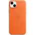Apfellederschale fr iPhone 14 plus mit Magsafe - Orange