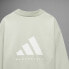 NEW adidas One Fleece Basketball Crewneck Sweatshirt Men's M Halo Green IA3434