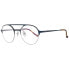 Фото #1 товара Hackett Bespoke Brille HEB249 689 49 Herren Blau 145mm