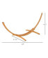 Фото #9 товара Modern Curved Arc Hammock Stand for Stylish Outdoor Living