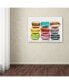 Jennifer Redstreake '9 Macarons' Canvas Art - 14" x 19"