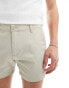 Фото #14 товара ASOS DESIGN 2 pack skinny shorter length chino shorts in navy and stone save