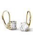 Фото #7 товара Moissanite Leverback Earrings (1 ct. t.w. Diamond Equivalent) in 14k white or yellow gold