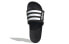 Фото #5 товара Шлепанцы мужские adidas neo Adilette Comfort Adjustable черно-белые