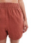 Фото #2 товара New Look linen short in brown