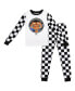 Фото #1 товара Little Boys Checkerboard Youth Long Sleeve Pajama Set