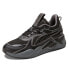 Фото #2 товара Puma RsX Miosis Lace Up Mens Black Sneakers Casual Shoes 39134002