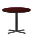 Фото #1 товара 36" Round Laminate Table Top With 30"X30" Table Height Base
