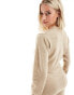 Фото #2 товара Mamalicious Maternity knitted cardigan co-ord in cream