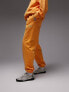 Фото #5 товара Topshop co-ord nyc project puff printed vintage wash oversized jogger in orange