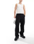 Фото #1 товара AllSaints Verge straight leg cargo trousers in black