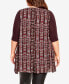 Фото #2 товара Plus Size Harbor View Print Tunic Top