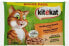 Фото #1 товара Влажный корм для кошек Kitekat, кусочки, 4 х 100 г