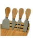 Windsor hardwood Cheese Board Set -Tools, Cheese Markers, Bowl