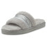 Puma Fluff Remix Slide Womens Grey Casual Sandals 38524003