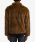 Men's Faux Fur Full Zip Jacket