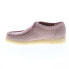 Фото #10 товара Clarks Wallabee 26165558 Womens Pink Nubuck Oxfords & Lace Ups Casual Shoes