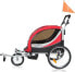 Фото #2 товара Guto Przyczepka rowerowa Guto Deluxe 2w1 red/light gray