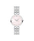 Фото #1 товара Movado Kora Stainless Steel Case Pink Dial Stainless Steel Bracelet Women 060...