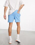 ASOS DESIGN oversized shorts in blue with cartoon print Traditionelles Blau, XS - W30 - фото #2