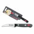 Фото #2 товара Нож для чистки Quttin Sybarite Чёрный Серебристый 6,5 cm (24 штук)