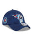 Фото #3 товара Men's Navy Tennessee Titans 2024 Sideline 39THIRTY Flex Hat