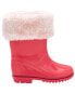 Фото #8 товара Toddler Faux Fur-Lined Rain Boots 12