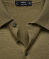 ფოტო #7 პროდუქტის Men's 100% Merino Wool Long- Sleeved Polo Shirt