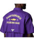 Рубашка Columbia мужская фиолетовая LSU Tigers Bonehead Button-Up Фиолетовый, S - фото #5