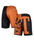 Фото #4 товара Men's Texas Orange, Black Texas Longhorns Big Face 5.0 Fashion Shorts