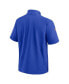 ფოტო #3 პროდუქტის Men's Royal Los Angeles Rams Sideline Coach Short Sleeve Hoodie Quarter-Zip Jacket