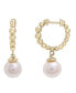 Фото #1 товара Серьги Macy's Freshwater Pearl Yellow Gold