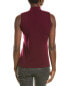 Фото #2 товара Sofiacashmere Mock Neck Cashmere Tank Women's