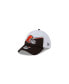 Фото #6 товара Men's White, Brown Cleveland Browns 2023 NFL Sideline 39THIRTY Flex Hat