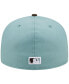 Фото #2 товара Men's Light Blue, Brown Los Angeles Dodgers 1988 World Series Beach Kiss 59FIFTY Fitted Hat