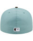 ფოტო #2 პროდუქტის Men's Light Blue, Brown Los Angeles Dodgers 1988 World Series Beach Kiss 59FIFTY Fitted Hat