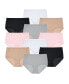 ფოტო #1 პროდუქტის Plus Size Nylon Brief 10-Pack