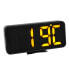 TFA 60.2027.01 - Digital alarm clock - Black - Plastic - LED - Battery - AAA