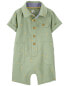 Фото #4 товара Baby Lemon Print Button-Front Romper 6M