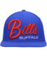 Фото #3 товара Men's Royal Buffalo Bills Script Wordmark Snapback Hat