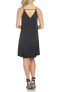 Фото #3 товара 1.STATE 154264 Women's Lace Detail Shift Dress Sleeveless Rich Black Sz. Small