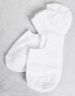 Фото #2 товара ASOS DESIGN 10 pack invisible liner sock in white