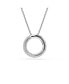 Фото #4 товара Dextera Pendant, Pavé, White, Rhodium Plated Necklace