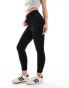 DTT Petite Ellie high waisted skinny jeans in black