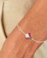 ფოტო #2 პროდუქტის Cubic Zirconia & Enamel Ladybug Bolo Bracelet