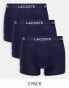 Фото #1 товара Lacoste 3 pack trunks in navy