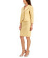 Women's Floral-Jacquard Jacket & Pencil Skirt Suit